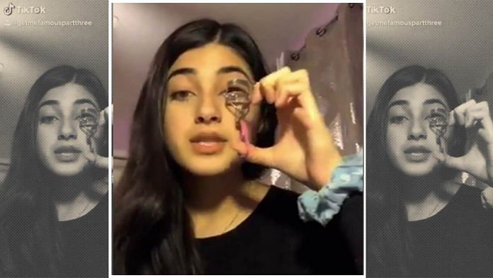 Feroza Aziz, 17, had put up a video last week pretending to give a tutorial on eyelash curling | Twitter