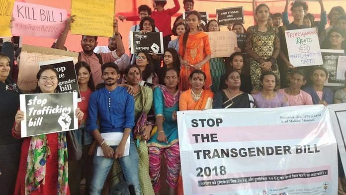 A protest in Mumbai against the Transgender Persons (Protection of Rights) Bill, 2019, last year | Commons