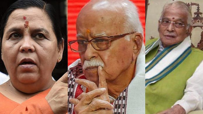 Uma Bharti, L K Advani, Murli Manohar Joshi | ThePrint
