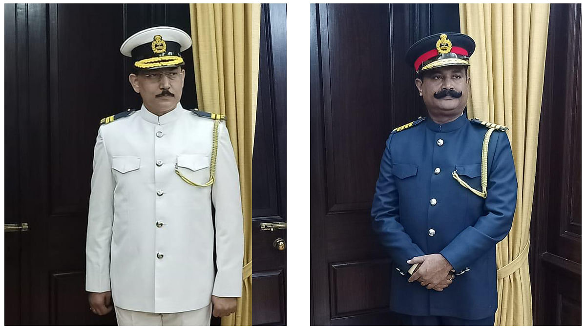 The new uniforms of Rajya Sabha marshals 