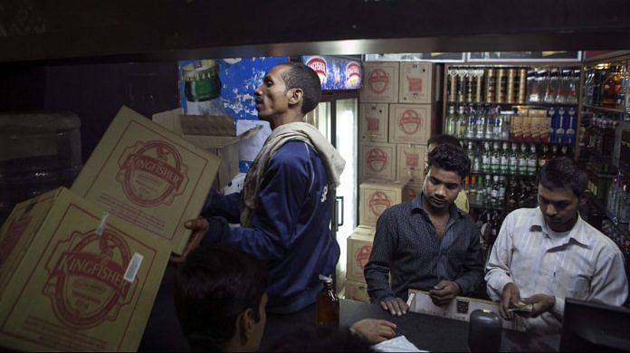 A liquor shop in Delhi | Prashanth Vishwanathan/Bloomberg