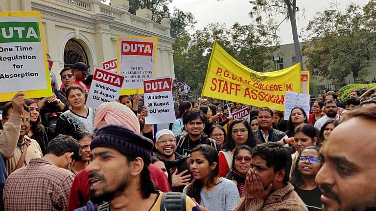 Delhi University ad hoc teachers’ protest points to a deep rot in our undergraduate system