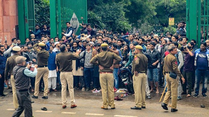 Jamia Millia Islamia students protest Students of Jamia Millia Islamia University clash with the police during a protest against the Citizenship Amendment Bill on 13 December