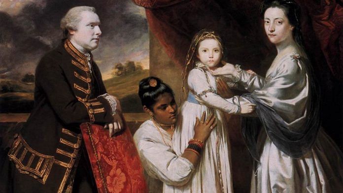Joshua Reynolds | George Clive and his Family with an Indian worker | Wikimedia Commons
