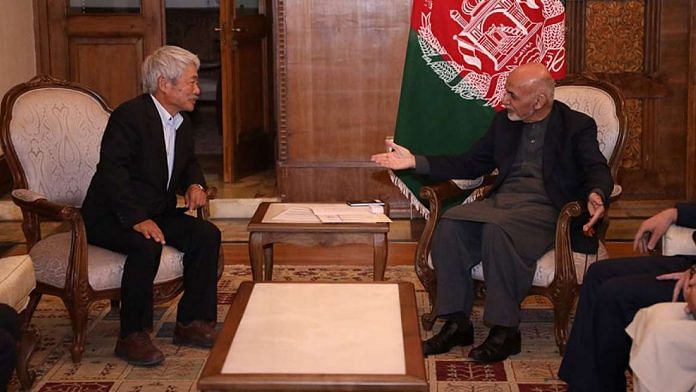 Dr Tetsu Nakamura & Afghan President Ashraf Ghani