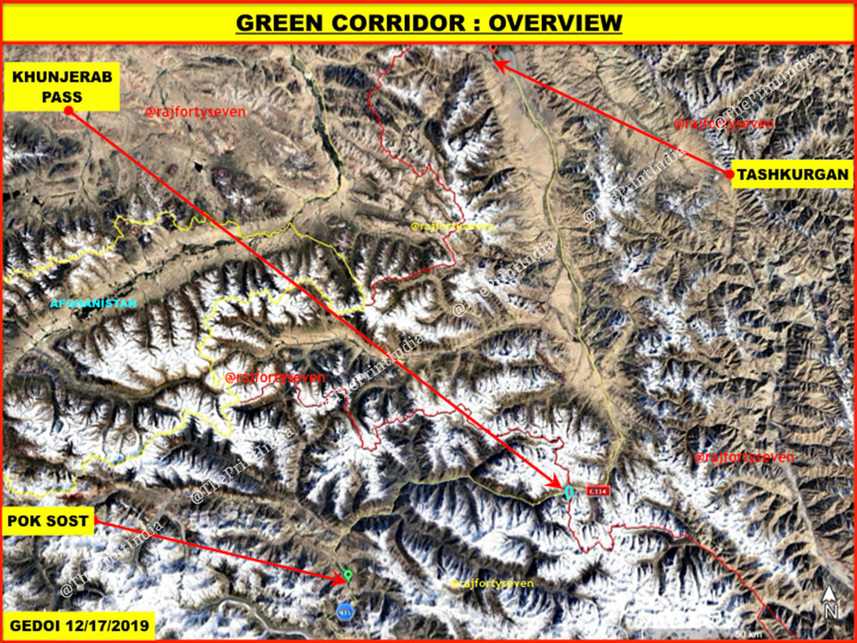 'Green Corridor' on the CPEC in PoK