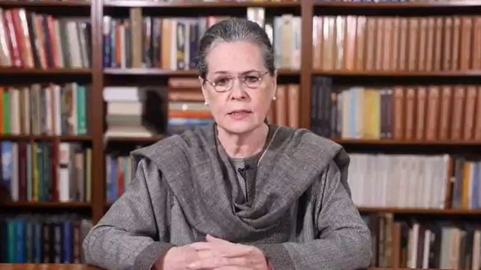 Sonia Gandhi expressed her solidarity with the protesters for their “just struggle” against the Citizenship Amendment Act. | Video grab: @INCIndia