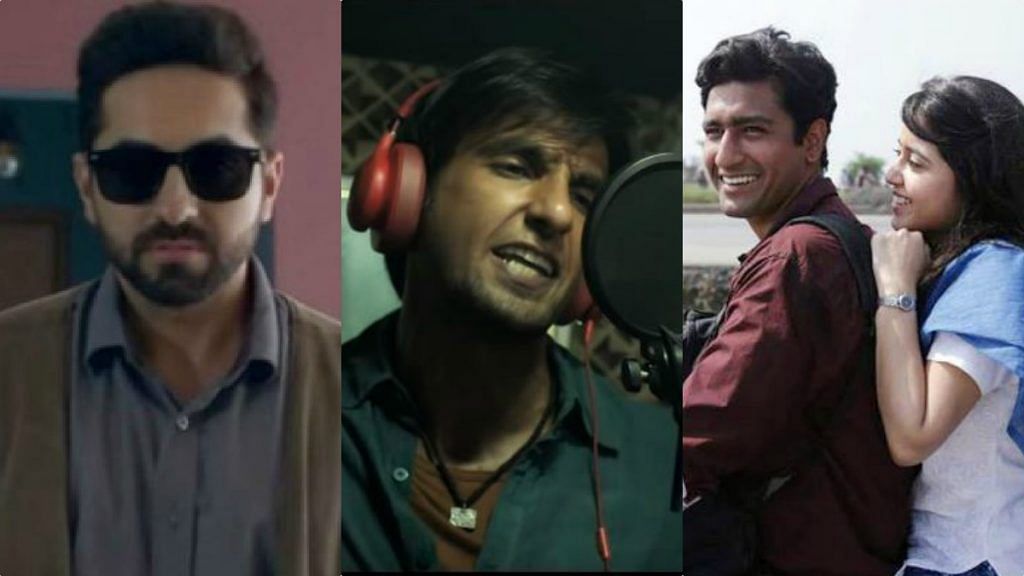 Stills from Andhadhun, Gully Boy, and Masaan | ThePrint