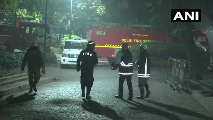 A minor fire broke out at the SPG reception area, PM Modi's residence not affected | ANI Twitter