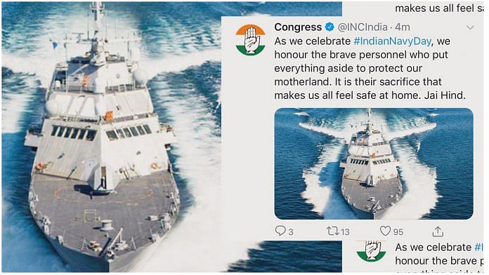The U.S. naval ship which was tweeted by Congress | Graphics: ThePrint team