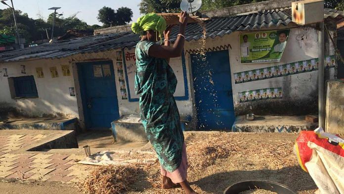 A tribal woman in Ulihatu, a ST dominated village in Khunti district. (representative image) | Photo: Moushumi Das Gupta/ThePrint