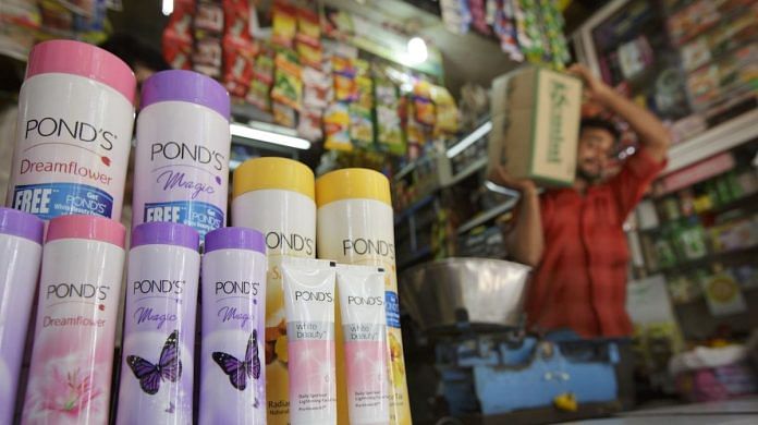 Ponds products of Hindustan Unilever are sold at a retail stop in Mumbai, India on April 27, 2013 | Kuni Takahashi | Bloomberg