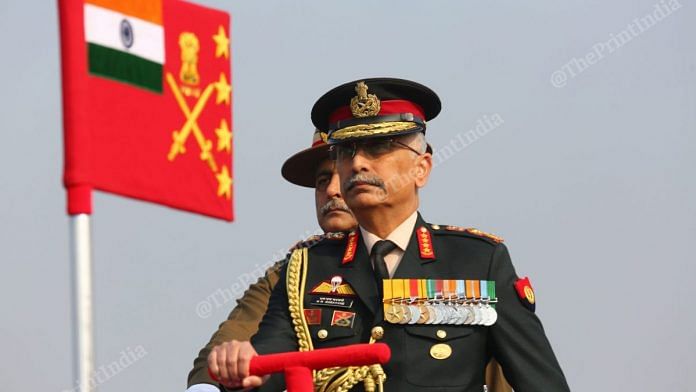 Army chief Gen M.M. Naravane at the Army Day Parade | Suraj Singh Bisht | ThePrint