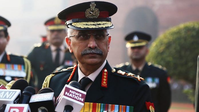 Army chief General Manoj Mukund Naravane