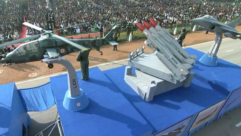 ndian Air Force's tableau during 26 January parade in New Delhi