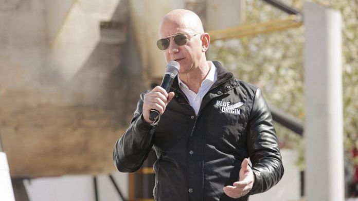 File image of Amazon chief Jeff Bezos