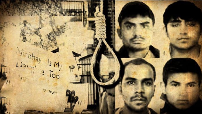 The four men convicted for the 16 December 2012 Delhi gangrape | Image: Arindam Mukherjee | ThePrint