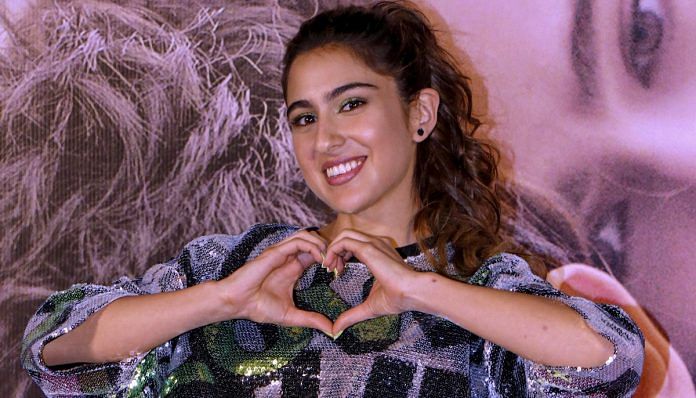 Sara Ali Khan poses during trailer launch of 