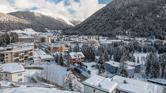A view of Davos