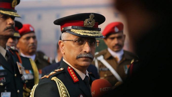 Army chief General M.M. Naravane | Photo: Manisha Mondal | ThePrint
