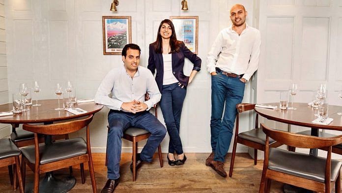 Jyotin, Karam and Sunaina Sethi, the owners of JKS restaurants | @Richardvines | Twitter