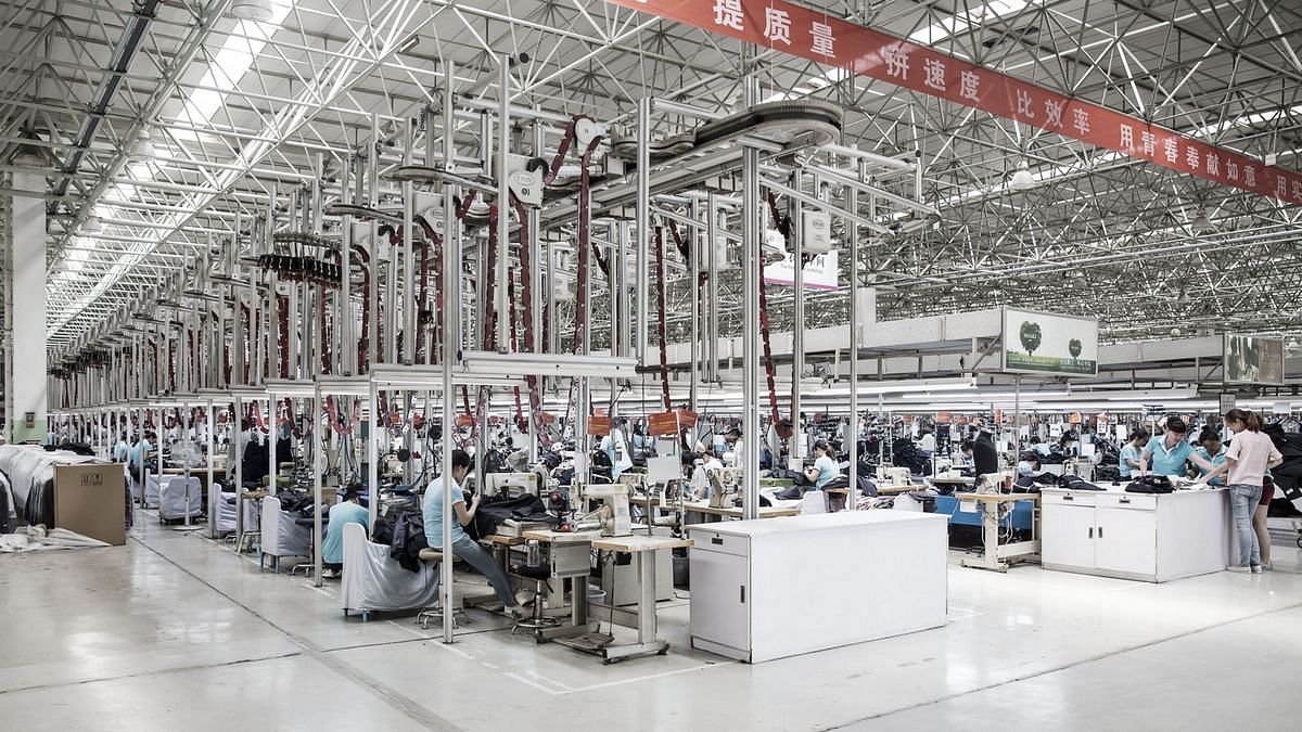China never had to learn English like India because its economy relied on manufacturing