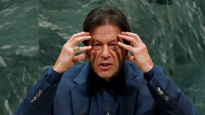 File image of Pakistan Prime Minister Imran Khan | Photo: ANI via Reuters