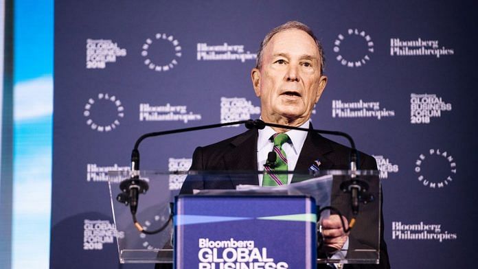 Michael Bloomberg, founder of Bloomberg LP, speaks during the Bloomberg Global Business Forum in New York, U.S | Mark Kauzlarich | Bloomberg