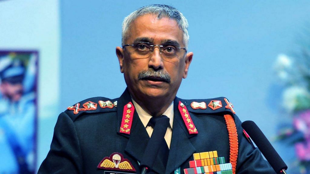 Army chief Gen. M.M. Naravane | Photo: ANI