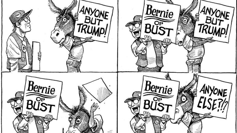 Anyone but Bernie Sanders in the Democratic race, and Priti Patel is the UK’s bouncer