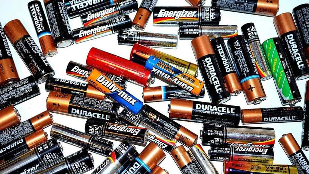 bunch of batteries