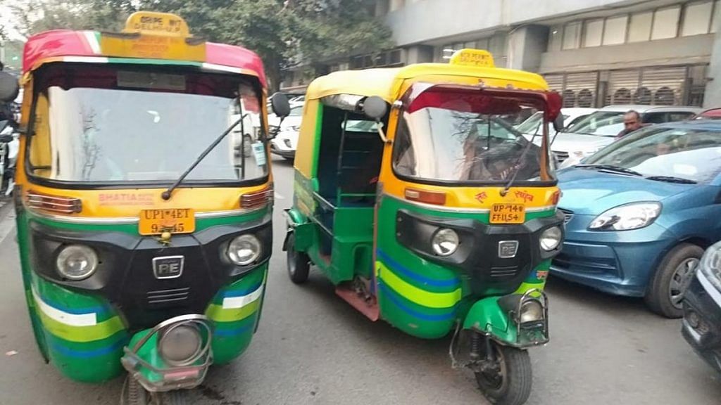 Delhi autorickshaws (representational) | Photo: Praveen Jain | ThePrint