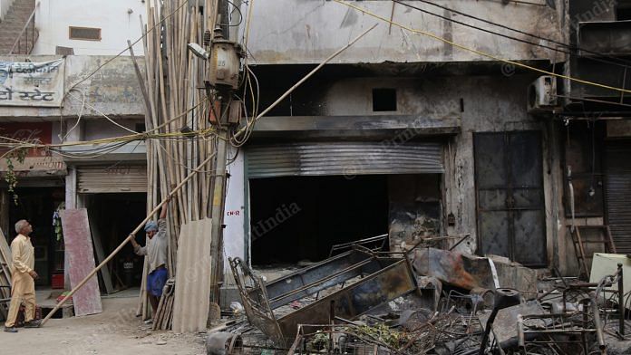 Damage done by rioters in Delhi's Shiv Vihar | Photo: Manisha Mondal | The Print