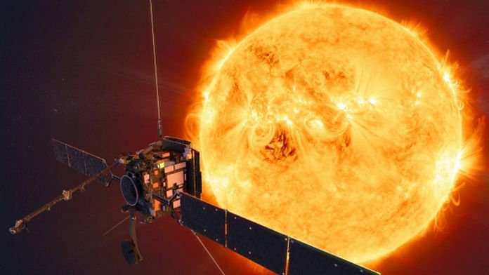An artist's impression of ESA's Solar Orbiter. | Photo: ESA/ATG medialab
