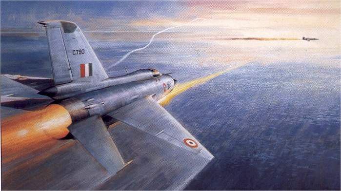 A MiG-21FL flown by Wing Commander Soni shooting down a PAF Starfighter in 1971 war. | Photo: bharatrakshak.com