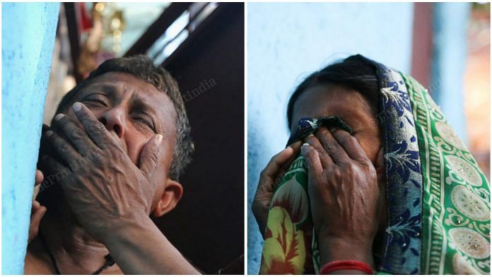 2012 Delhi gangrape convict Vinay Sharma's parents at their home at Ravidas Camp a day before the scheduled hanging | Photo: Manisha Mondal | ThePrint