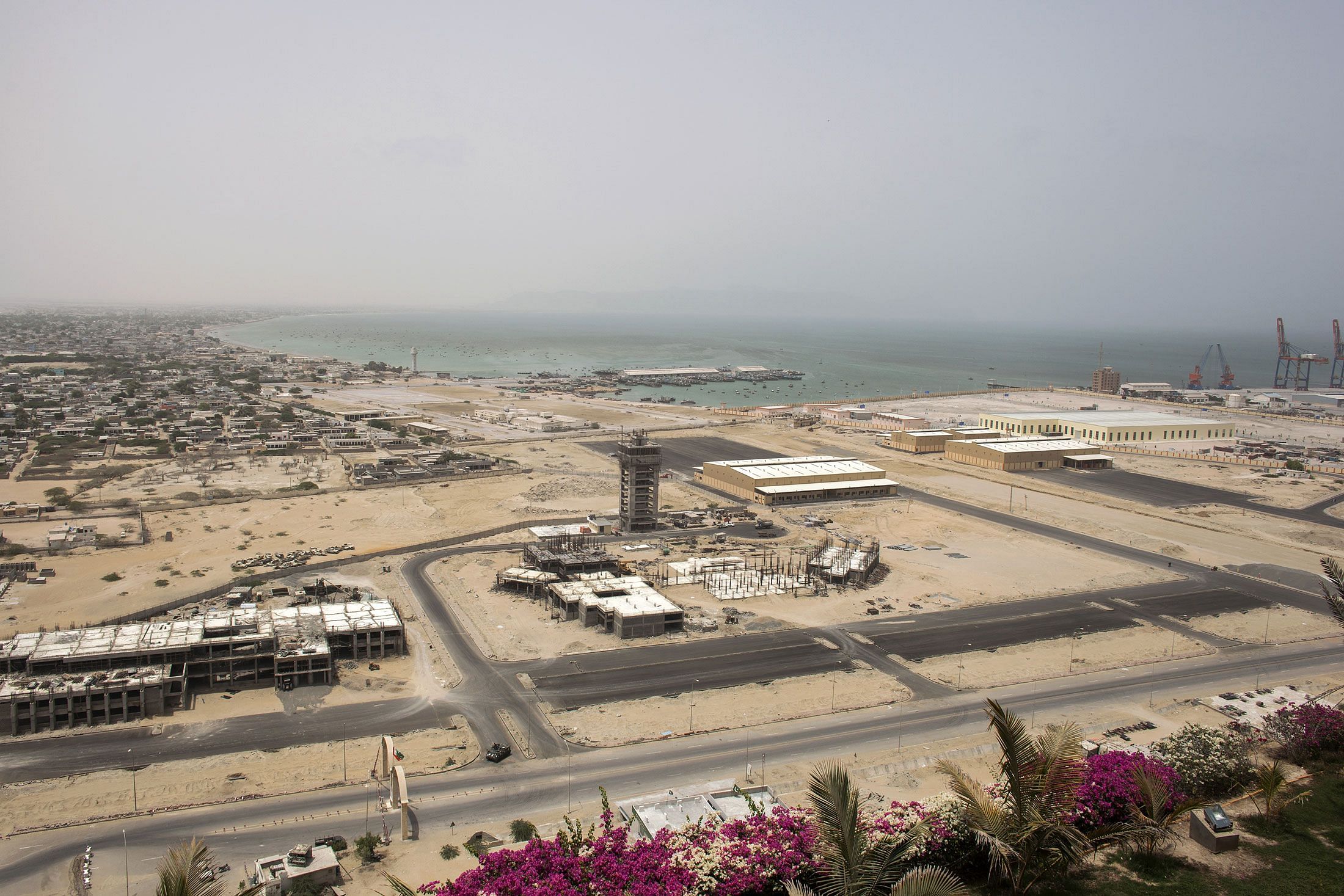 A development site near Gwadar Port, operated by China Overseas Ports Holding Co., in July 2018 | Photo: Asim Hafeez | Bloomberg