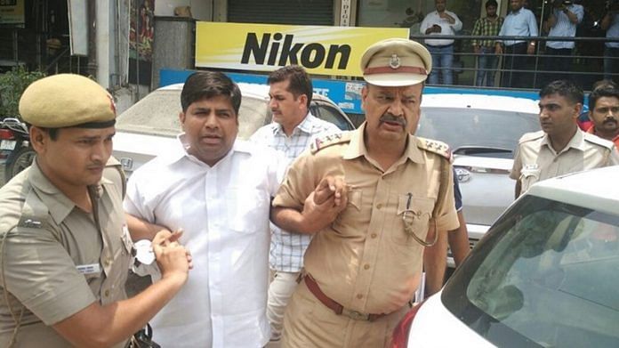 Mohaniya, the Sangam Vihar MLA, was booked on June 23, 2016 for allegedly misbehaving with a group of women. | Photo: Twitter
