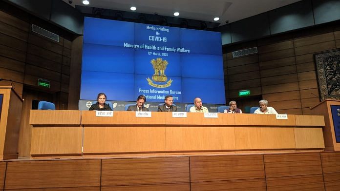Media briefing on actions taken, preparedness & updates for the management of COVID-19 by Ministry of Health | Twitter @MoHFW_INDIA