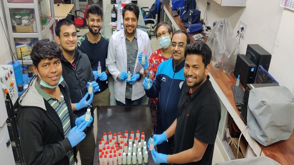 The IIT-Roorkee team that made the herbal hand sanitiser