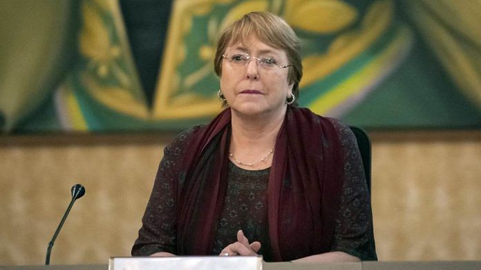 Michelle Bachelet, high commissioner for human rights at the United Nations in June 2019 | Carlos Becerra | Bloomberg