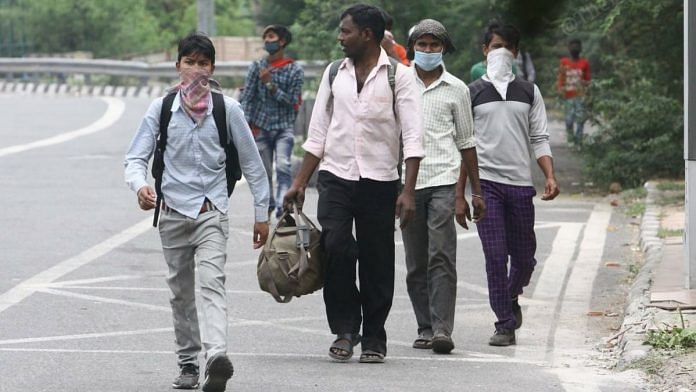 Representational image for migrant workers | Photo: Praveen Jain | ThePrint