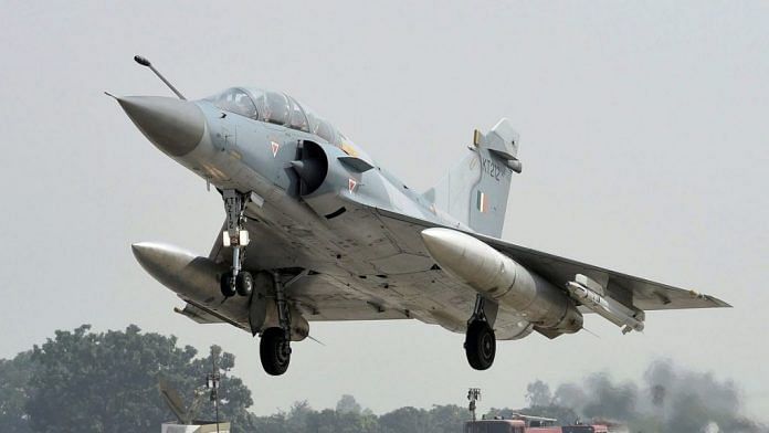 Representational image of Mirage 2000 fighter jets, which IAF deployed for the Balakot air strikes