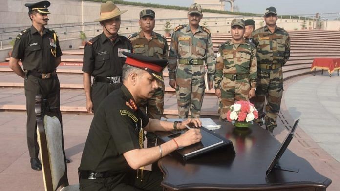 Lieutenant General D.P. Pandey is the first director general of the Territorial Army | Twitter: @adgpi