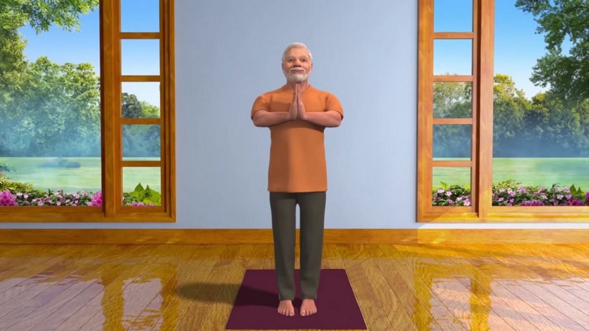 'Surya Namaskar' as part of the 'Yoga with Modi' animated series | Photo: YouTube screengrab 'Surya Namaskar' as part of the 'Yoga with Modi' animated series | Photo: YouTube screengrab