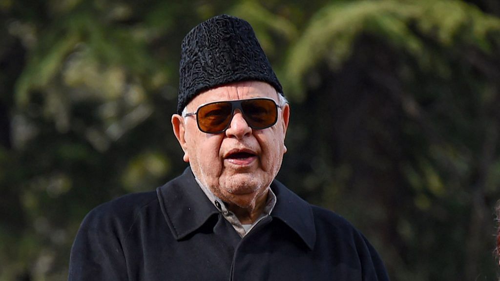 Former chief minister of J&K and National Conference president Farooq Abdullah | PTI File Photo