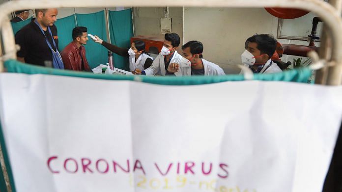 Medics screen patients as part of a precautionary measure against novel coronavirus | Representational image | PTI Photo