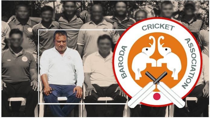 Former India cricketer and suspended Baroda women's head coach Atul Bedade (highlighted) | Photo: BCA website cricketbaroda.com