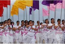 Members of the RSS' Rashtra Sevika Samiti | Photo: http://rashtrasevikasamiti.org/