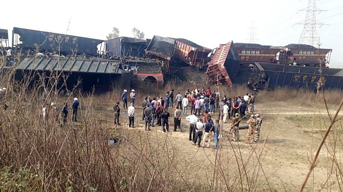 Rescue operation underway as two cargo trains carrying coal collided in Singrauli on 1 March